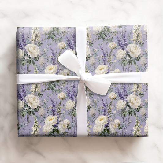 Lavender Vintage Florals
