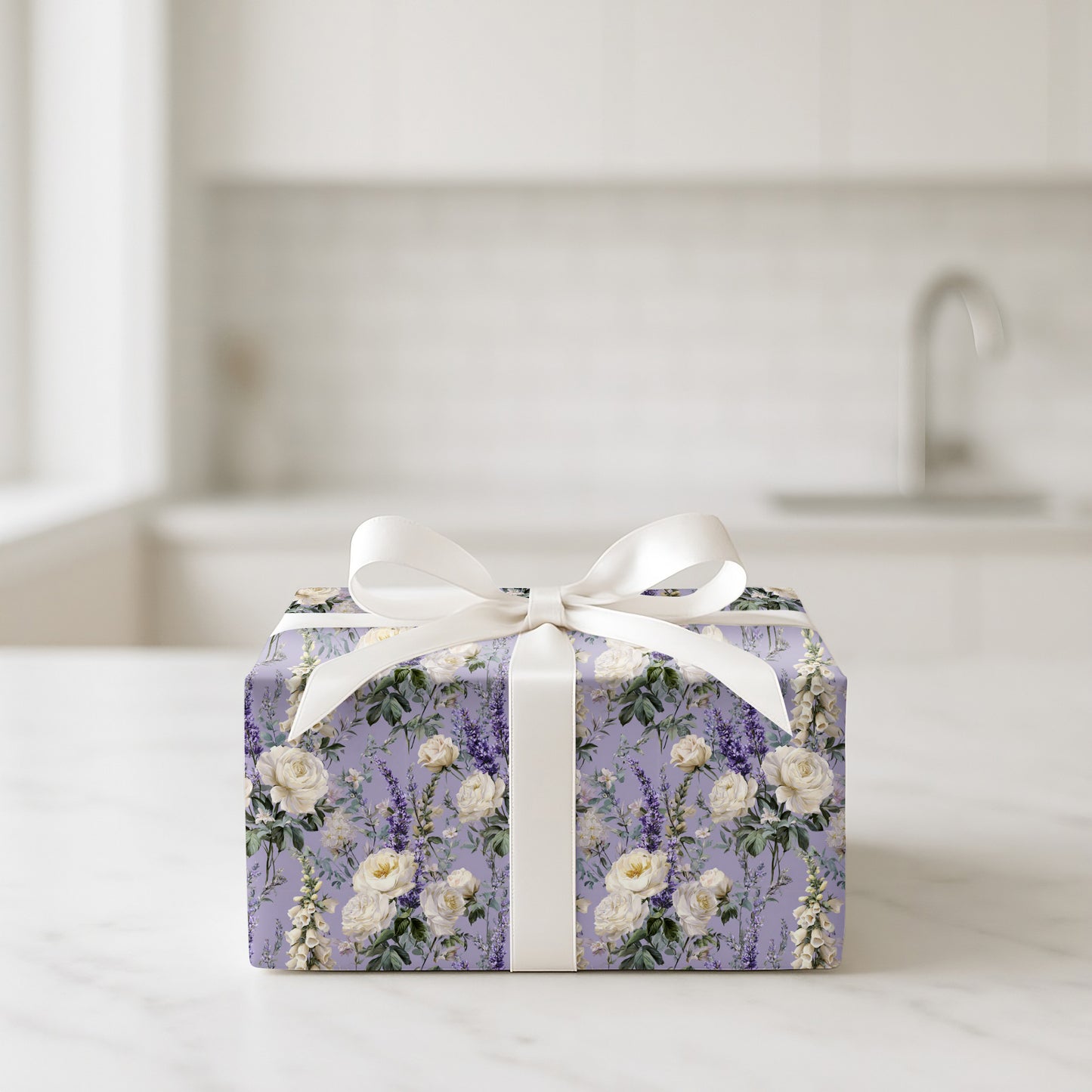 Lavender Vintage Florals