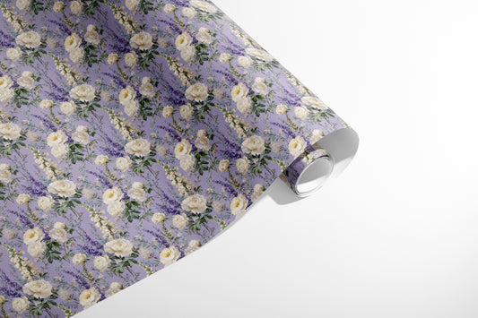 Lavender Vintage Florals