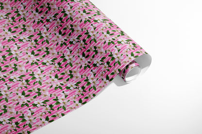 Pink Stripe Blooms