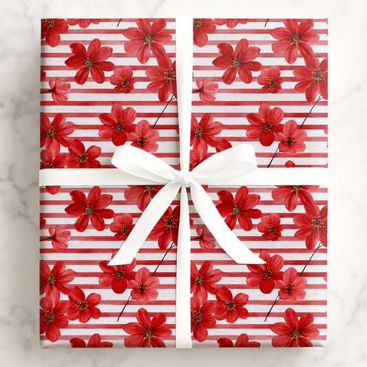 Red Petal Stripes