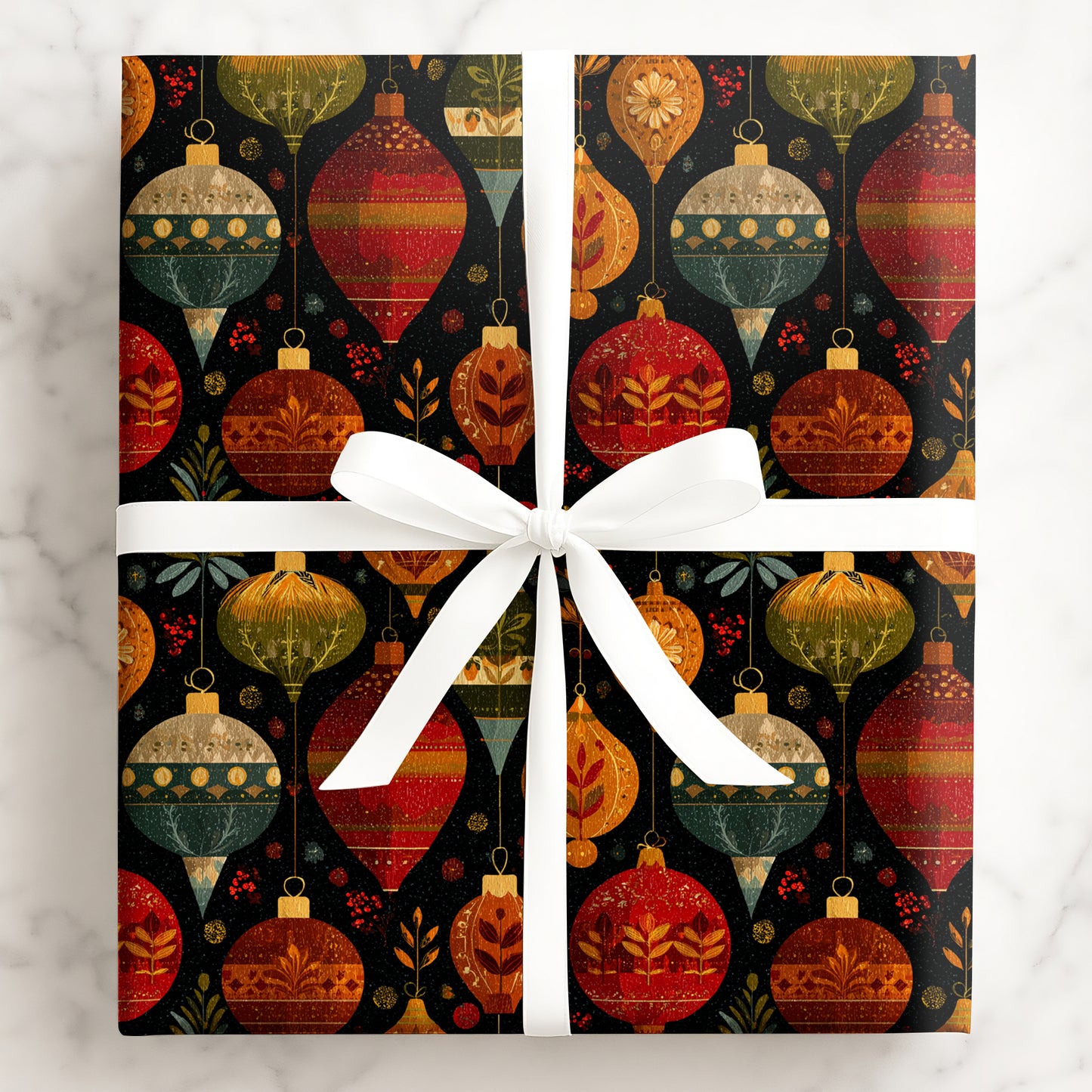 Retro Festive Baubles