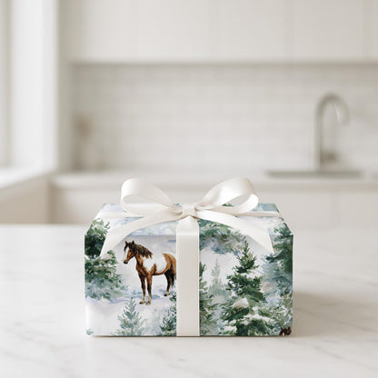 Rustic Winter Horse