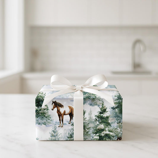 Rustic Winter Horse