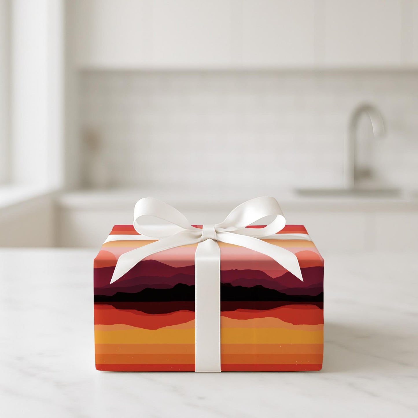 Saffron Sunset Drift