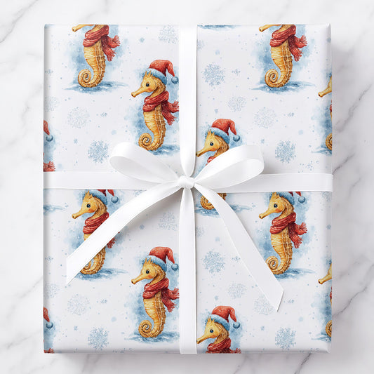 Seaside Christmas Seahorse