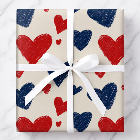 Red, White & Hearts