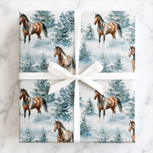 Snowy Stallion