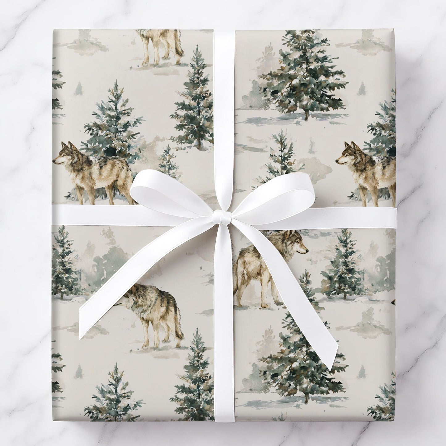 Snowy Wolf Wonderland