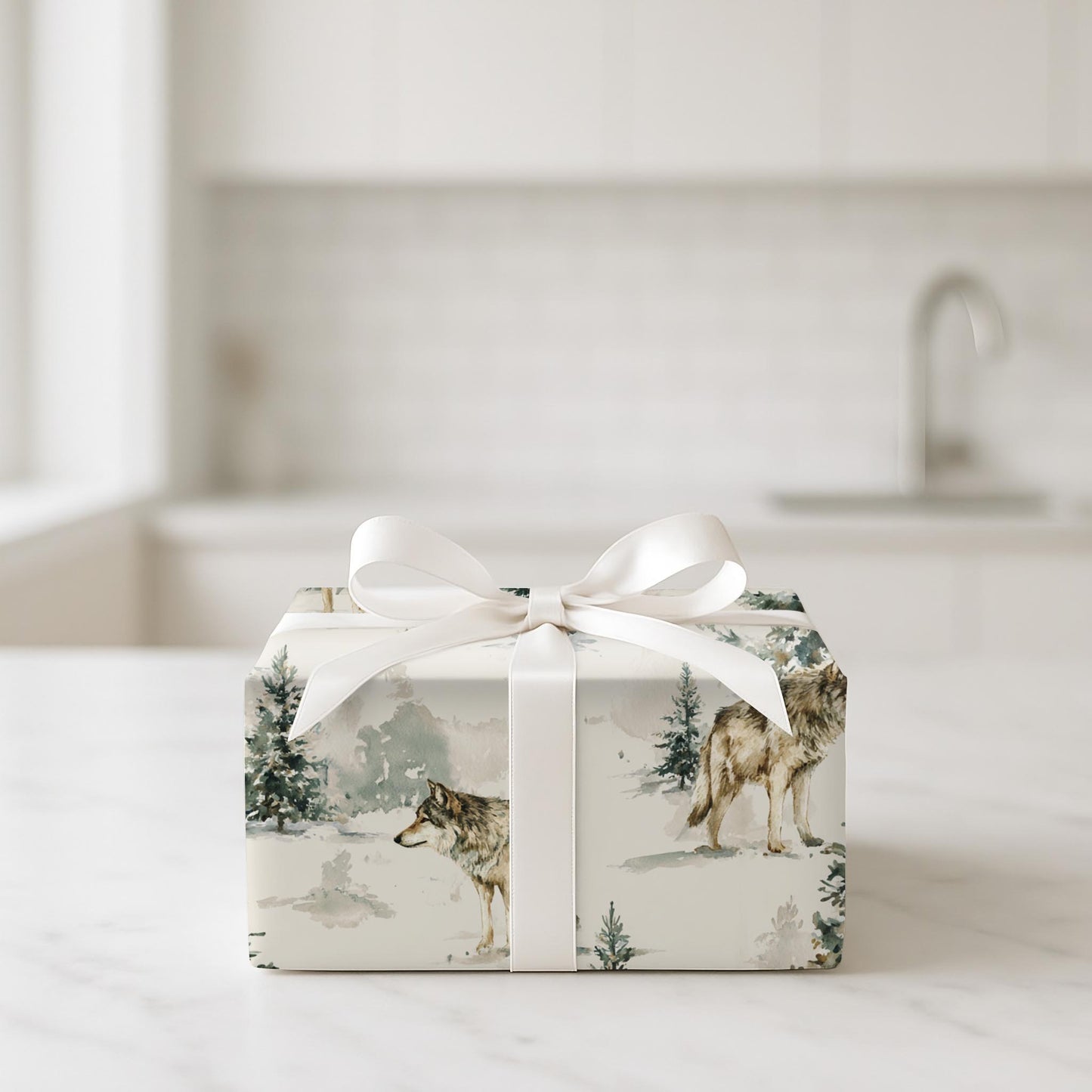 Snowy Wolf Wonderland