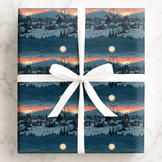 Starlit Village Streets