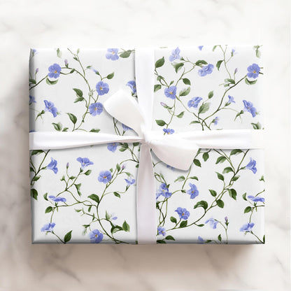 Twining Blue Florals