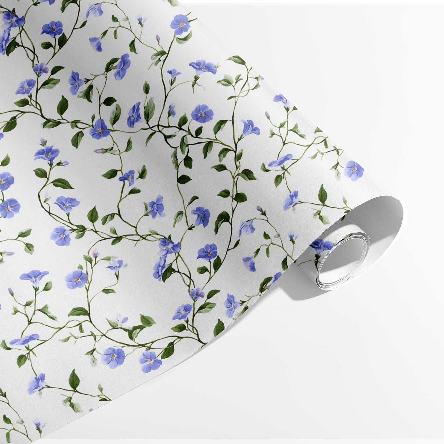 Twining Blue Florals