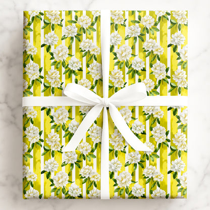 Yellow Bloom Stripes