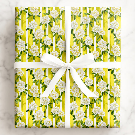 Yellow Bloom Stripes