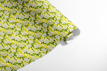 Yellow Bloom Stripes
