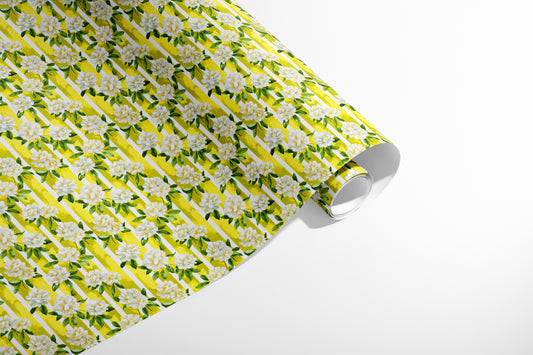 Yellow Bloom Stripes